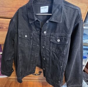 Old Navy Charcoal Denim Jacket